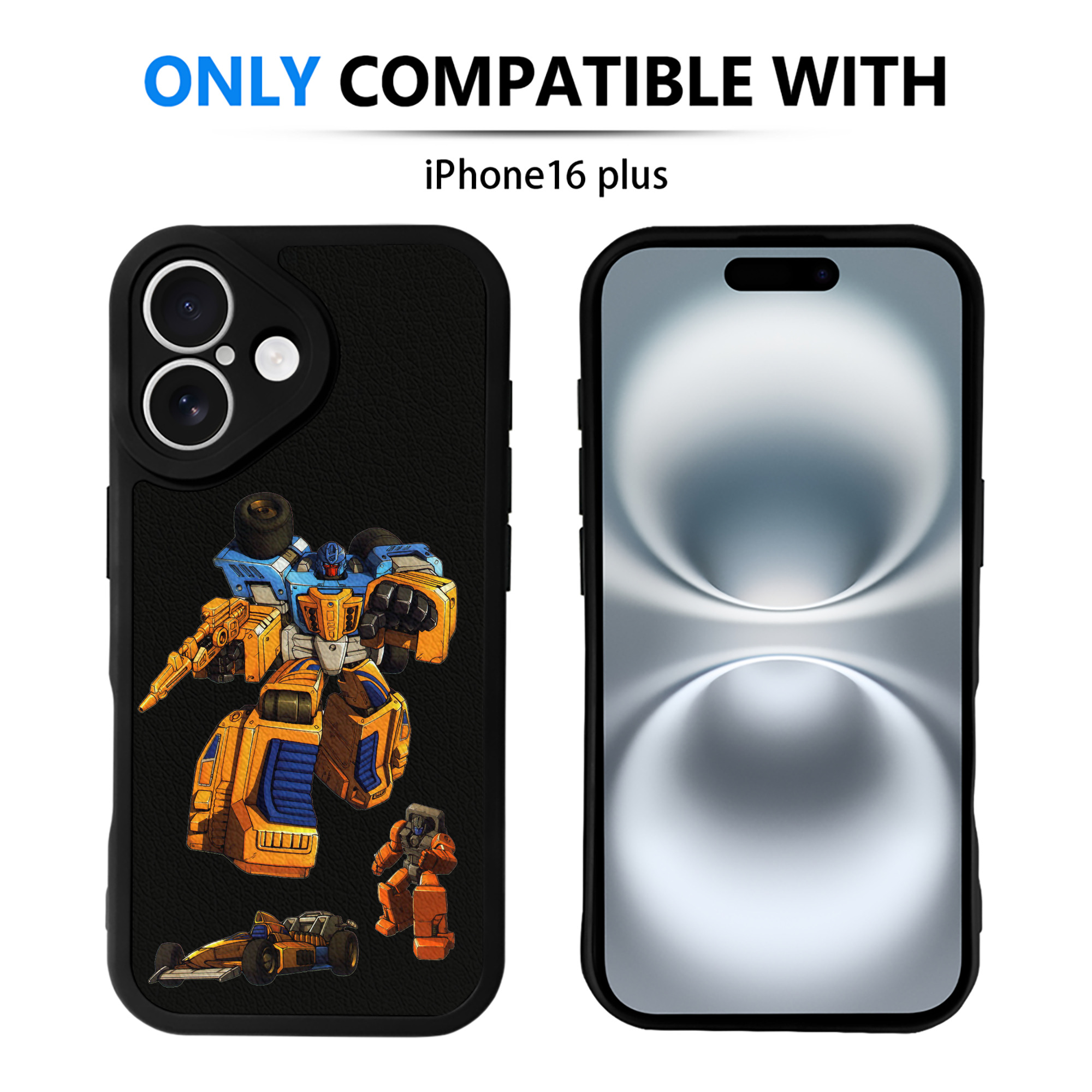 （画像用）  【iPhone 16シリーズ対応】シリコンスマホケース（レザー調） 材質：シリコン